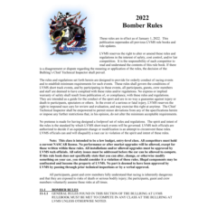 2022 Outlaw Factory Stock Rules